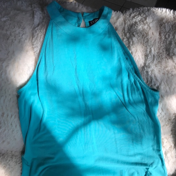 Express High Halter Neck A Line Dress - Picture 3 of 13